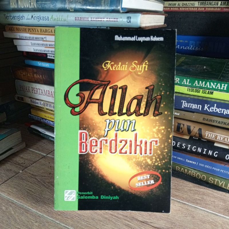buku kedai sufi, ALLAH pun Berdzikir, buku used, seken, original