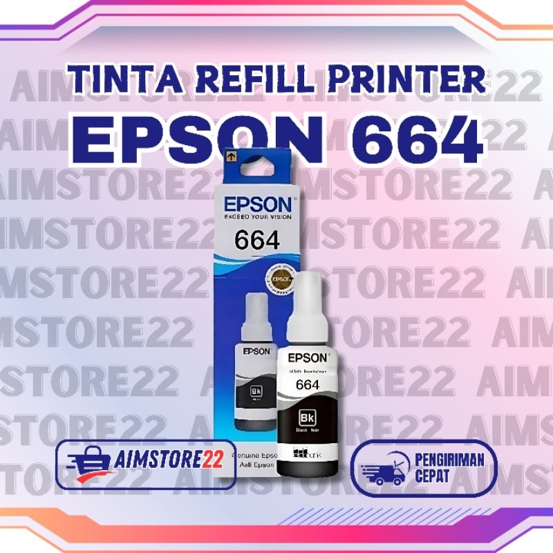 Tinta EPSON 664 Hitam Original