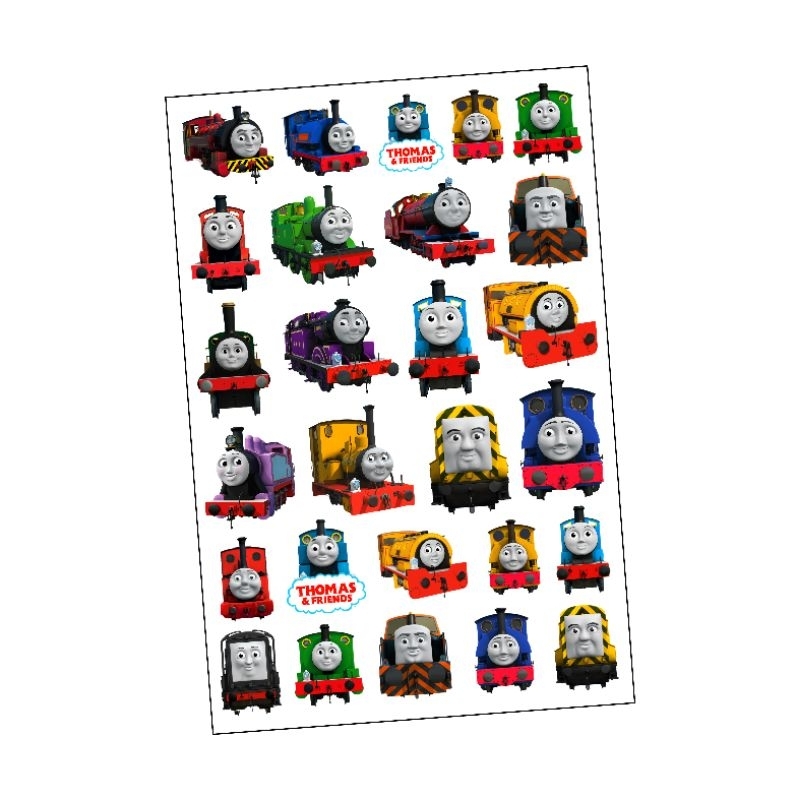 

Stiker Thomas and Friends 1 Lembar 16cm×23cm
