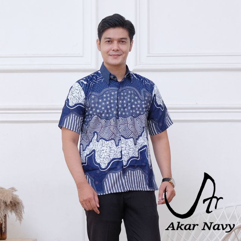 Baju Batik Pria Lengan Pendek Hem BatikTerbaru 2023
