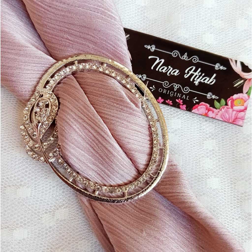 Ring Gesper Jilbab - Gesper Kain Lilit Ukuran 5,5cm