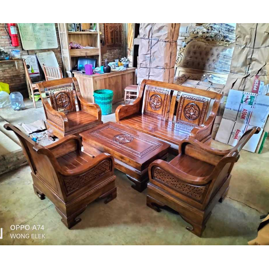 Kursi semut, kursi ruang tamu, kursi tamu sofa, kursi jati, jepara, meubel jepara | KURSI TAMU MINIM