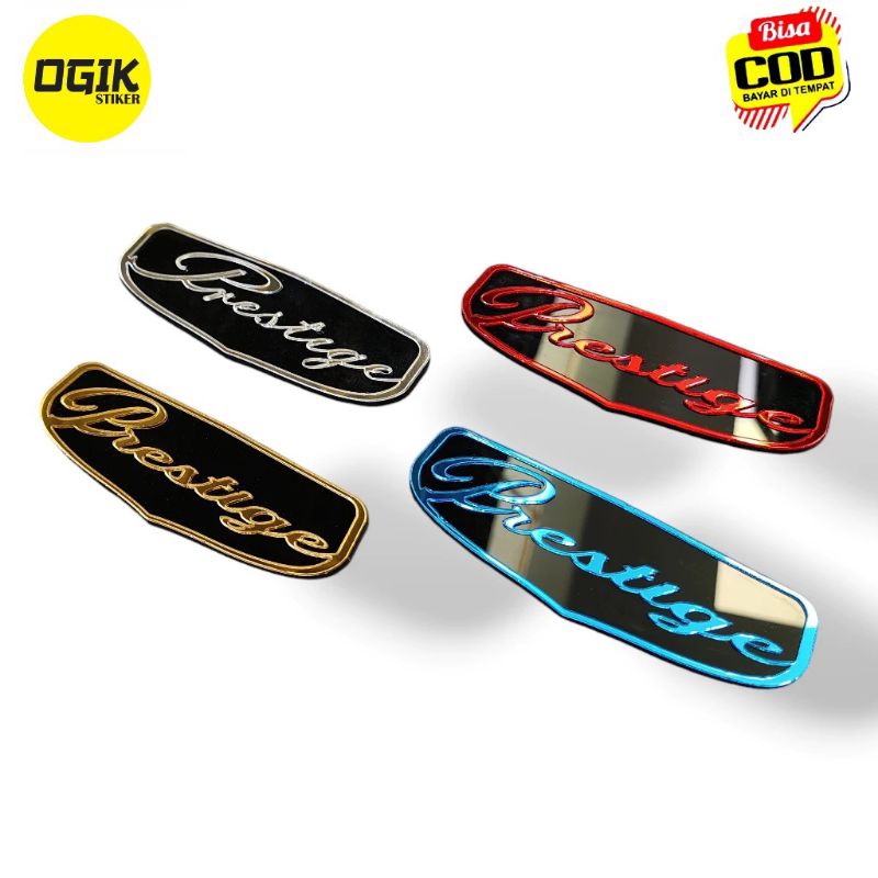 emblem prestis akrilik honda acrylic prestige pcx vario