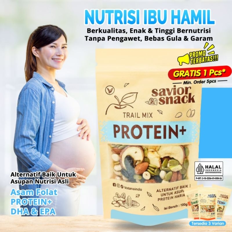 

Snack Sehat | Makanan Tambahan Ibu Hamil Cemilan Enak dan Murah | Savior Snack Trail Mix Protein+