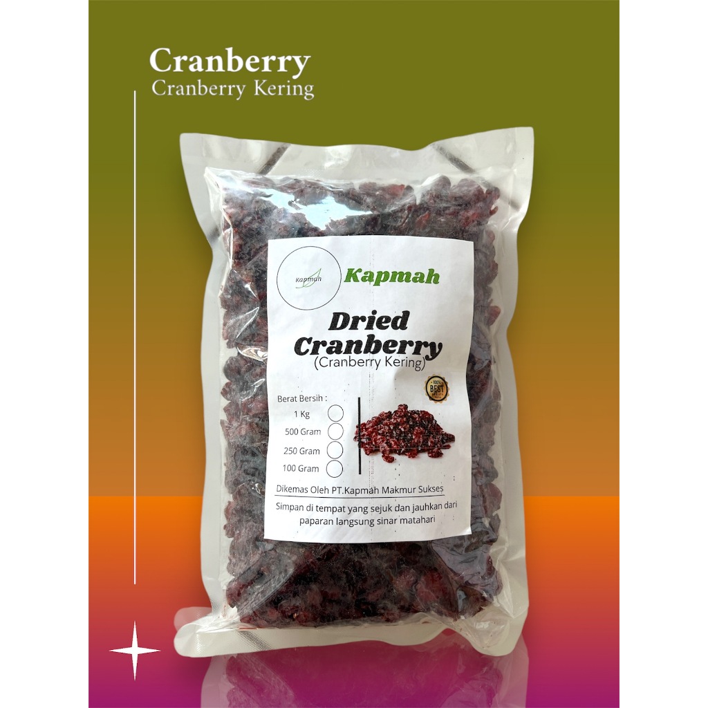 

1kg Dried Cranberry / Buah Kranberi Kering