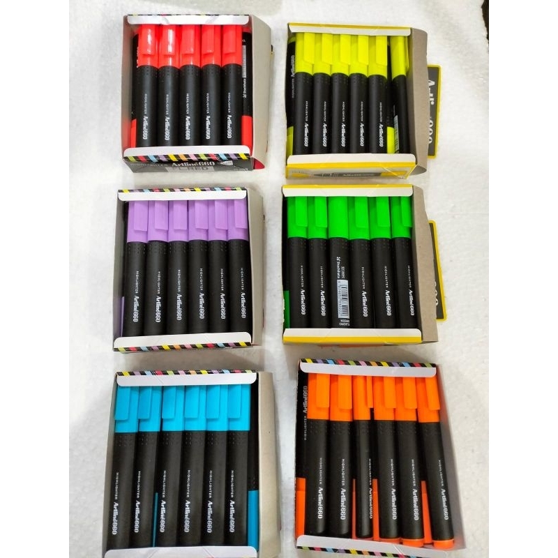 

STABILO merk ARTLINE ,HIGLITER ,PENANDA WARNA ( harga perpcs )