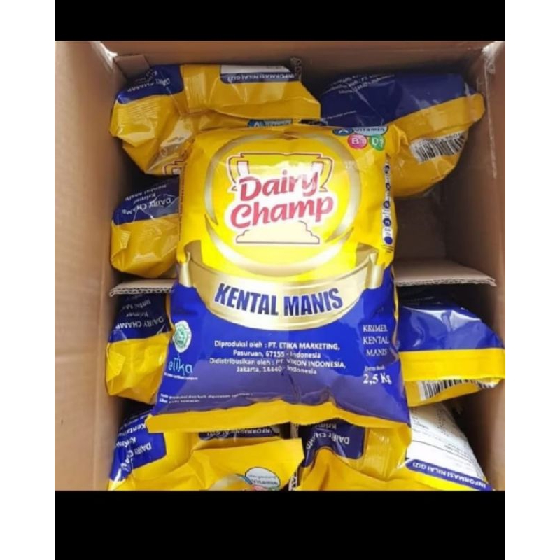 

Susu Dairy Champ Berat 2,5kg