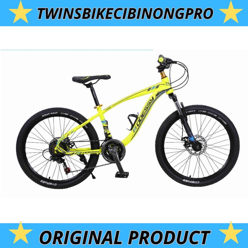 Sepeda MTB 24 Odessy Tank Rem Cakram 21 Speed