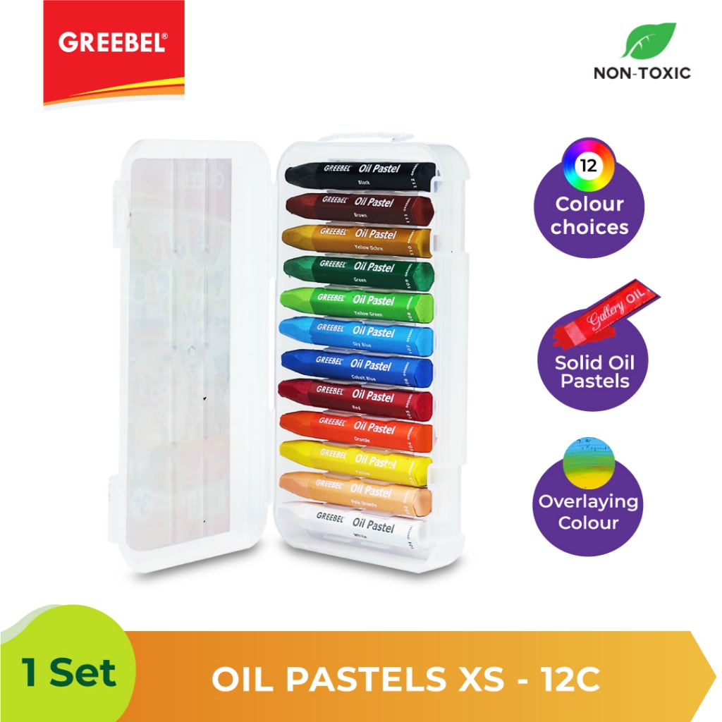 

OIL PASTEL GREEBEL 12 WARNA / CRAYON ISI 12