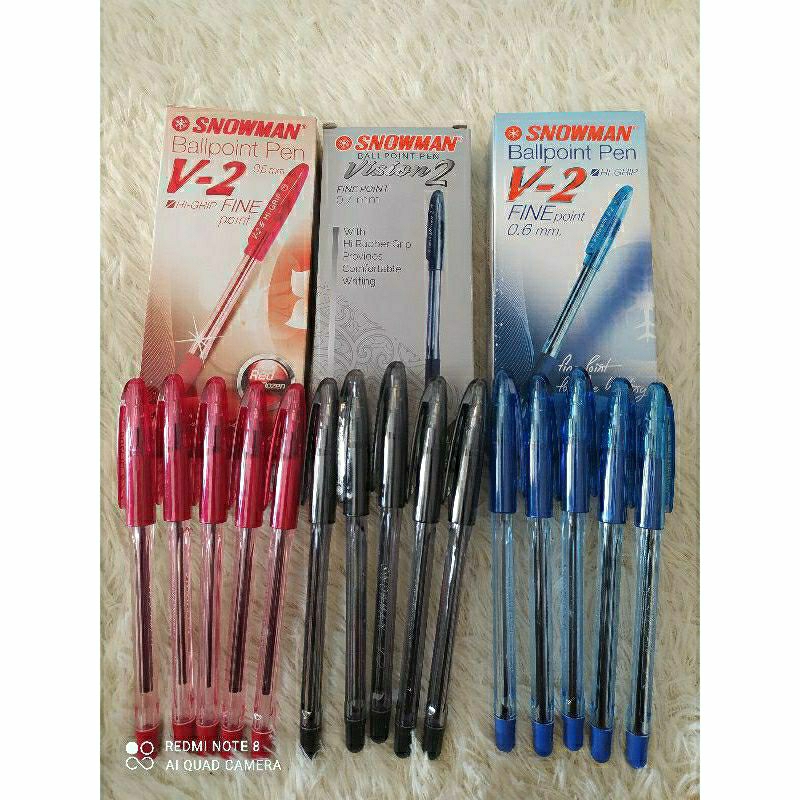 

Bolpoin//Pulpen//Bolpen Snowman V2 Hitam, Biru, Merah ( 1pcs )