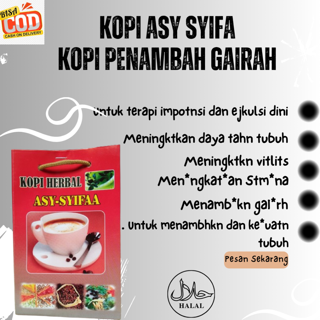

Kopi Asy Syifa Kopi Herbal Kopi Bubuk Kopi Joss