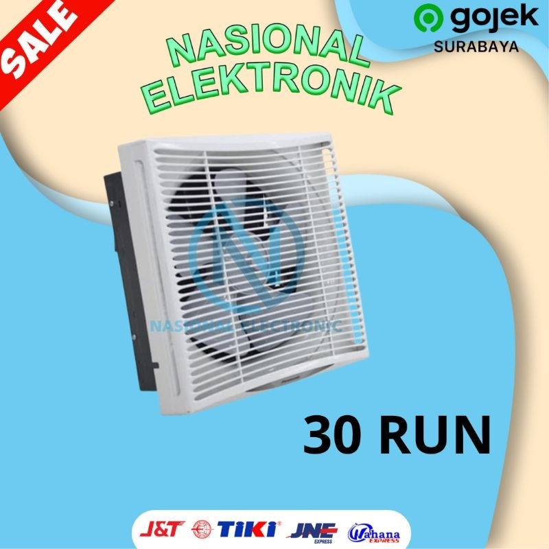 PANASONIC 30RUN/ WALL EXHAUST FAN PANASONIC 30 RUN/ EXHAUST FAN 12 INCH PANASONIC 30RUN/ EXHAUST FAN