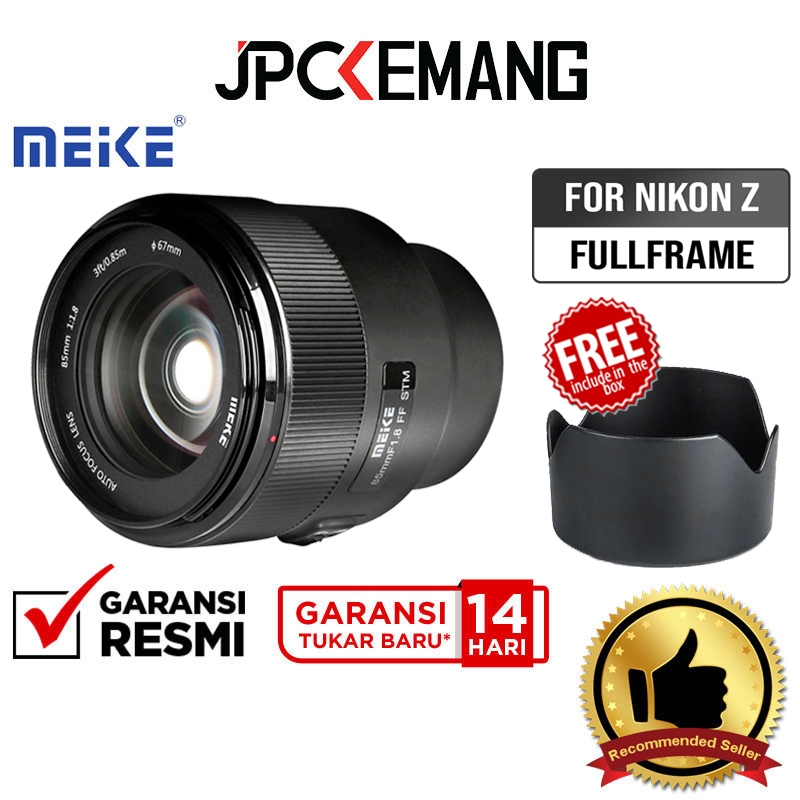 Meike AF 85mm f1.8 SE for Nikon Z Fullframe Lens Meike 85 mm f/1.8 Garansi Resmi