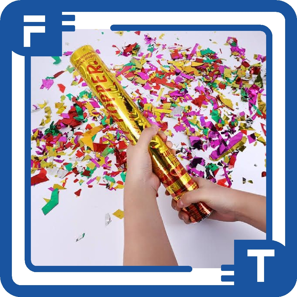 FT Party Popper Confetti Pesta Ulang Tahun Petasan Semburan Kertas R1082