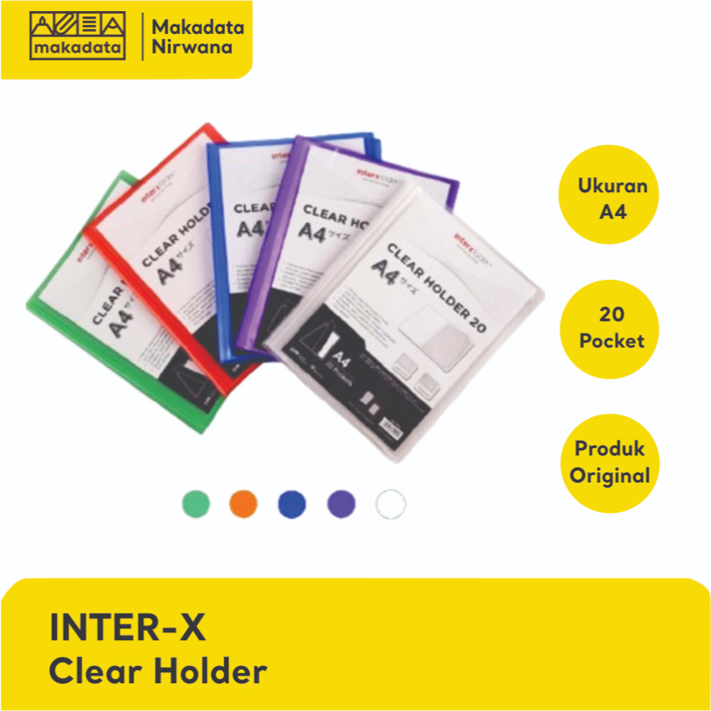 

INTER-X CLEAR HOLDER A4 20PC (1 PCS)
