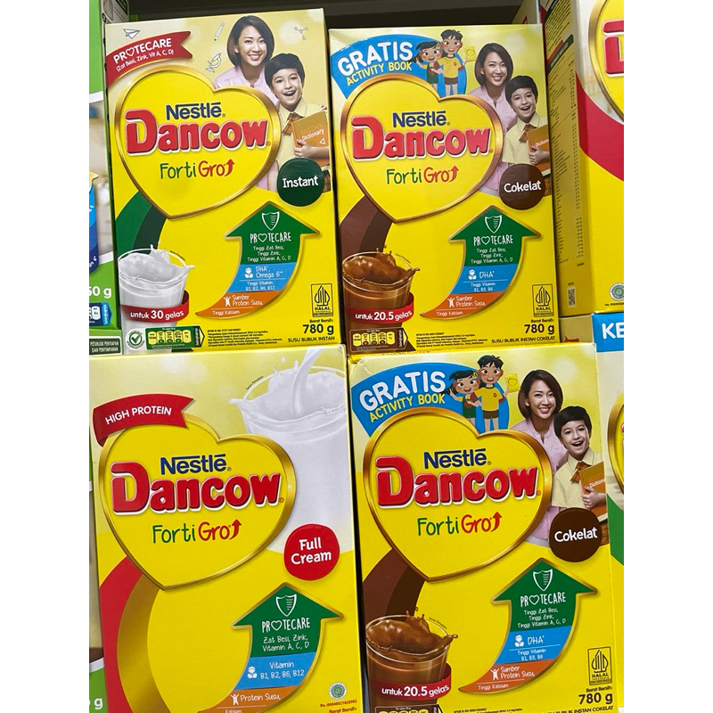 

Dancow Fortigro Instant/Full Cream/Coklat 780gr