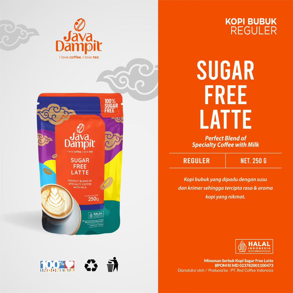 

KOPI BUBUK SUGAR FREE LATTE 250g