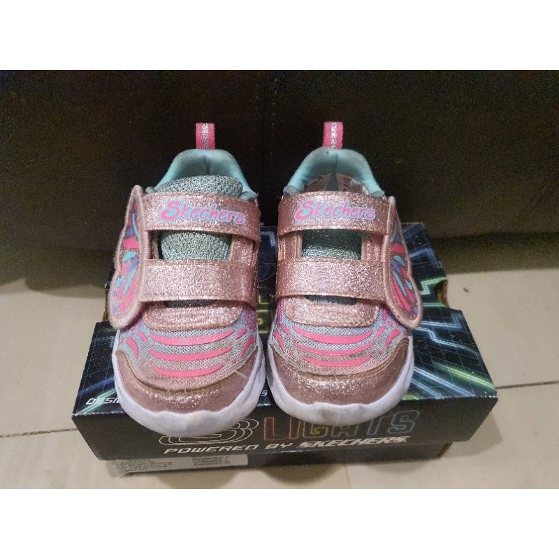 SEPATU SKECHERS ORIGINAL LIGHT UP ANAK PEREMPUAN/SEPATU ANAK PEREMPUAN/SEPATU SKECHERS ANAK