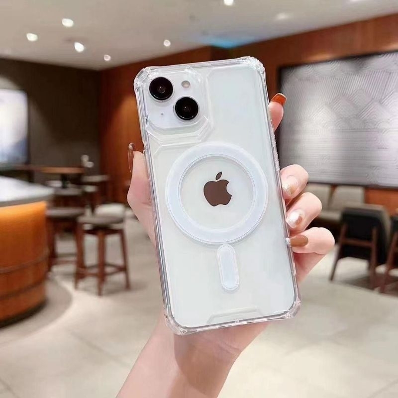 Eightshop-Case iPhone transparan anticrack akrilik