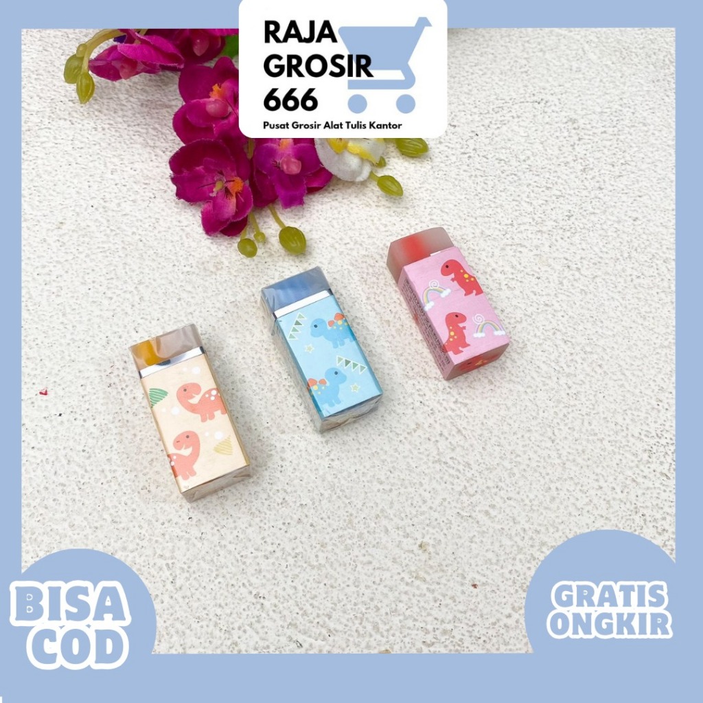 

PENGHAPUS KOTAK MINI MOTIF DINOSAURUS ER-1500 ERASER HAPUSAN LUCU IMUT KADO UNIK COD