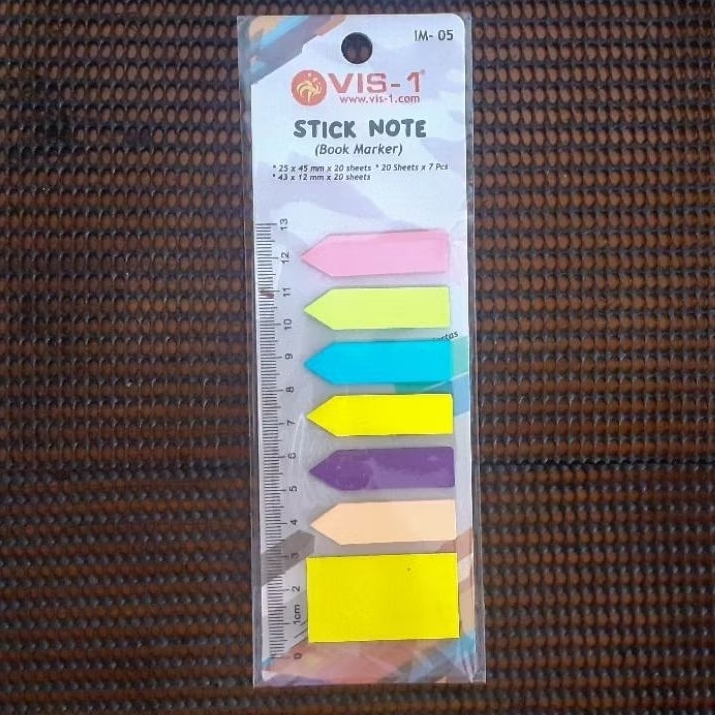 

VIS-1 Stick Note ( book marker)