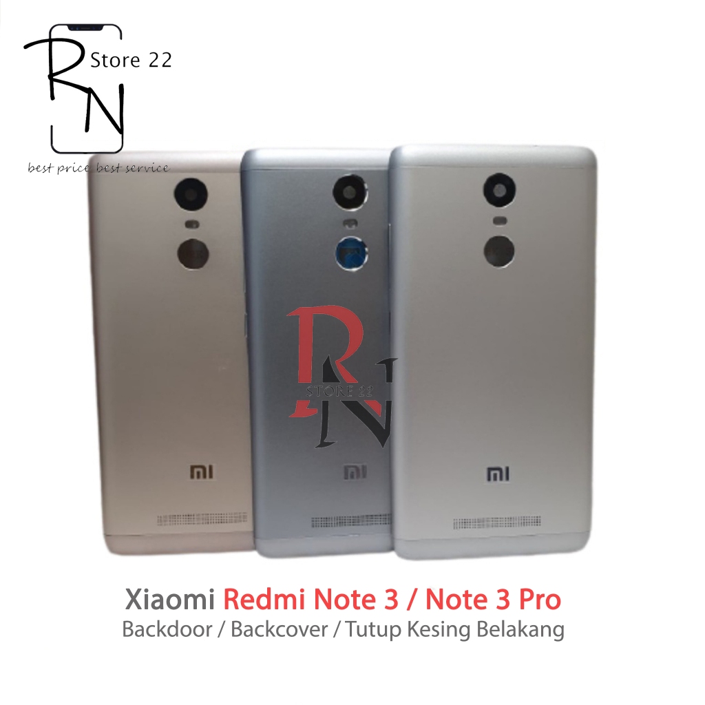 Backdoor Backcover Tutup Kesing Belakang Xiaomi Redmi Note 3 / 3 Pro