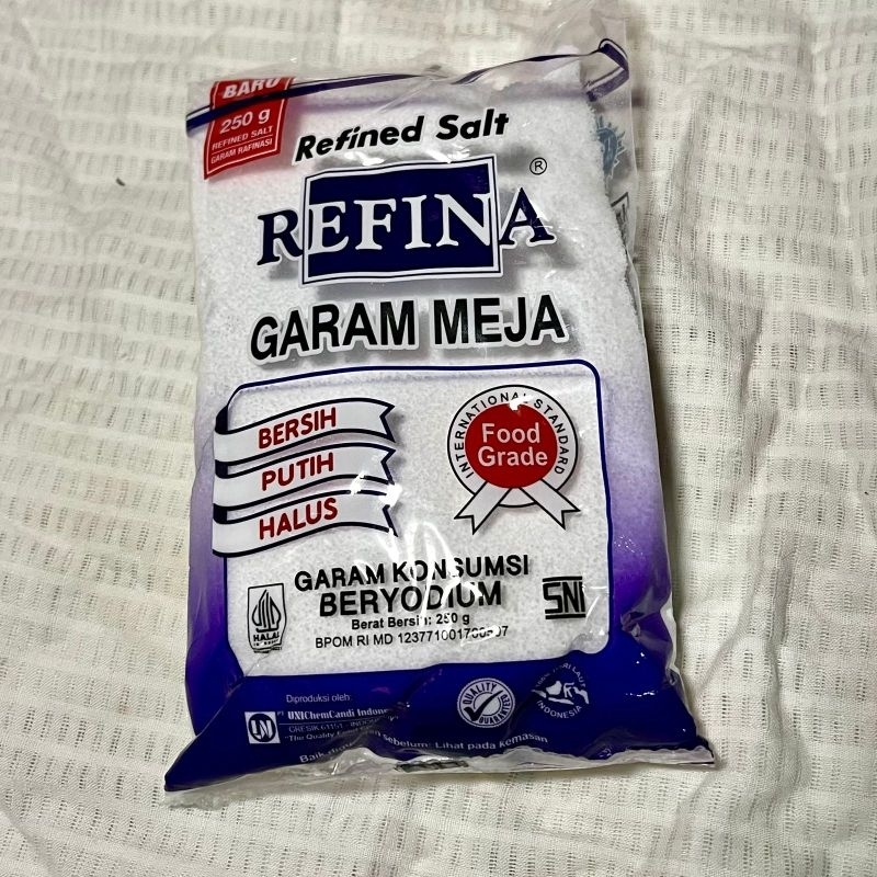 

Garam dapur beryodium Refina 250 Gram