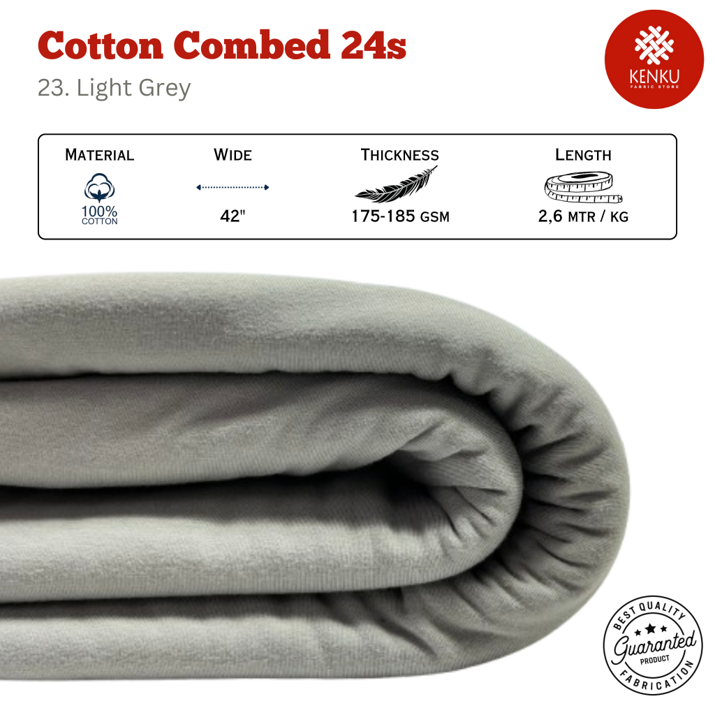 KAIN COTTON COMBED 24S (KAIN + RIB)