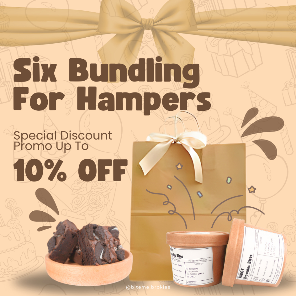 

Biteme Fudgy Brownies (Paket Bundling isi 6)