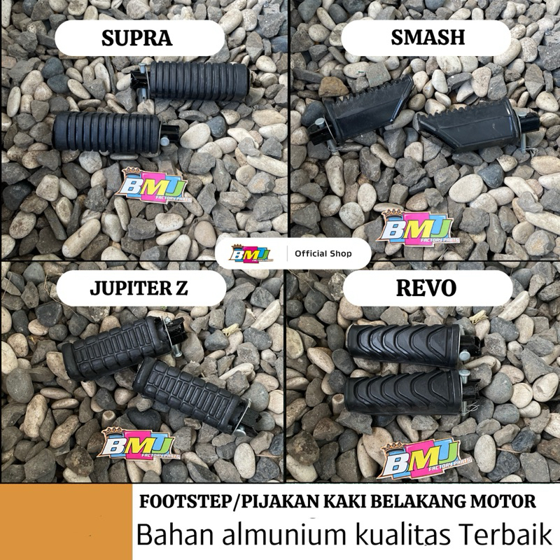 FOOTSTEP BELAKANG MOTOR SUPRA- REVO- SMASH- JUPITER Z. SHOGUN VEGA POSTEP/ PIJAKAN KAKI BELAKANG SEP