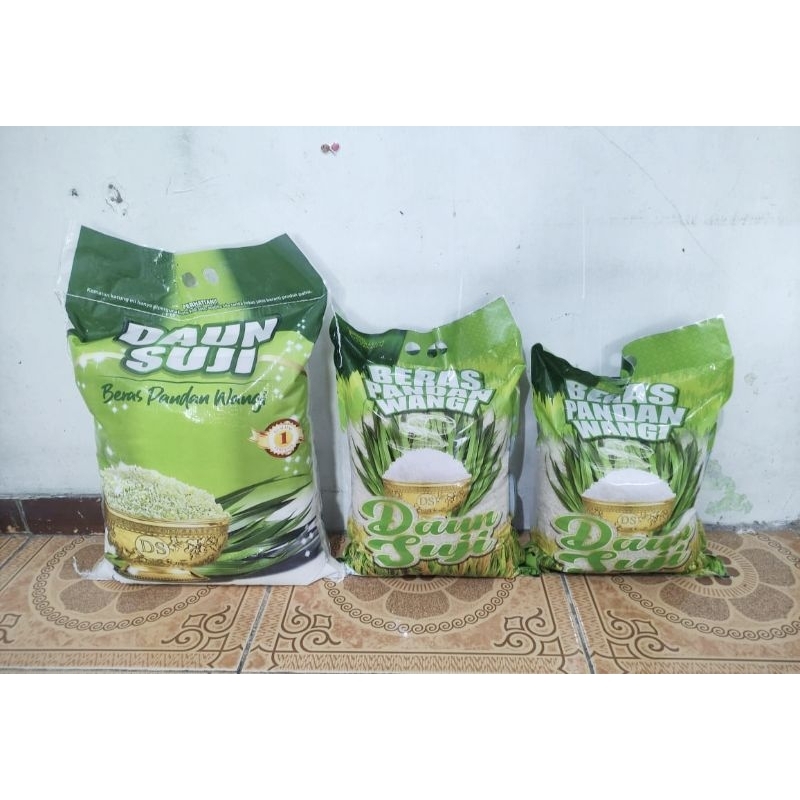 

BERAS PANDAN WANGI CAP DAUN SUJI BERAT 3KG / 5KG / 10KG SUPER PULEN ASLI INDONESIA