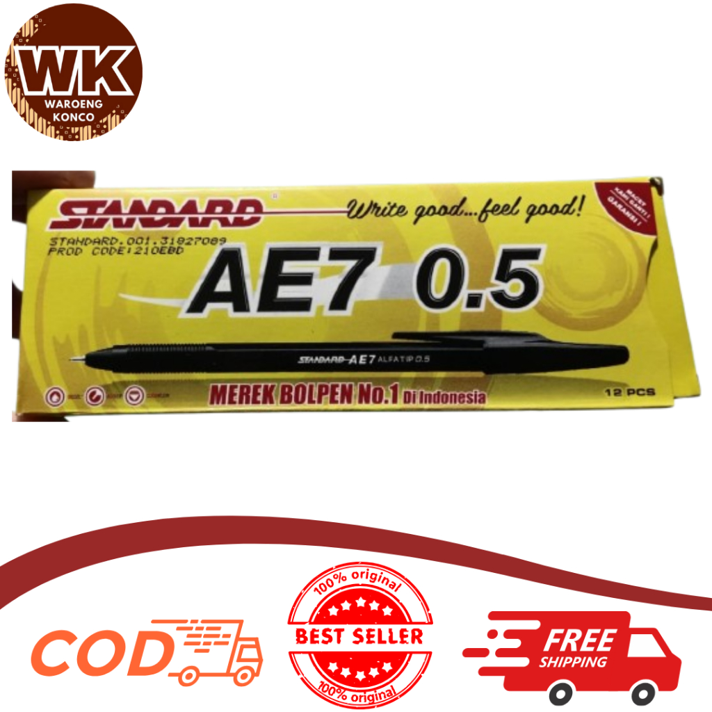 

Pena Standard AE 7 Per Kotak (Isi 12Pcs)