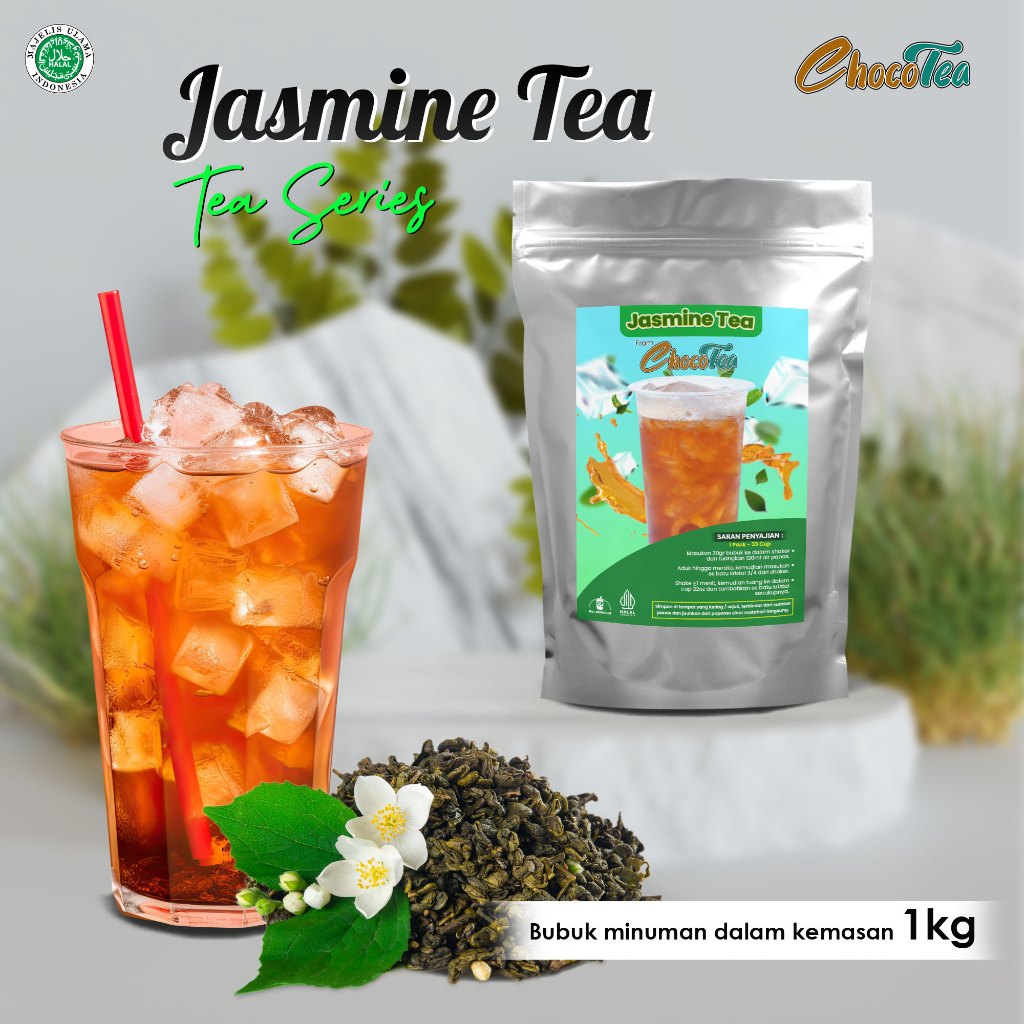 

BUBUK MINUMAN RASA JASMINE TEA 1KG / SERBUK SEDUH ANEKA RASA / ICE SHAKE ES KEKINIAN / POWDER TEH JASMINE COKELAT COKLAT TARO MATCHA COOKIES CREAM VIRAL BANYAK PILIHAN VARIAN KEMASAN 1 KG 1000GRAM 1000 GRAM ENAK NIKMAT CREAMY LEZAT SUPPLIER DISTRIBUTOR