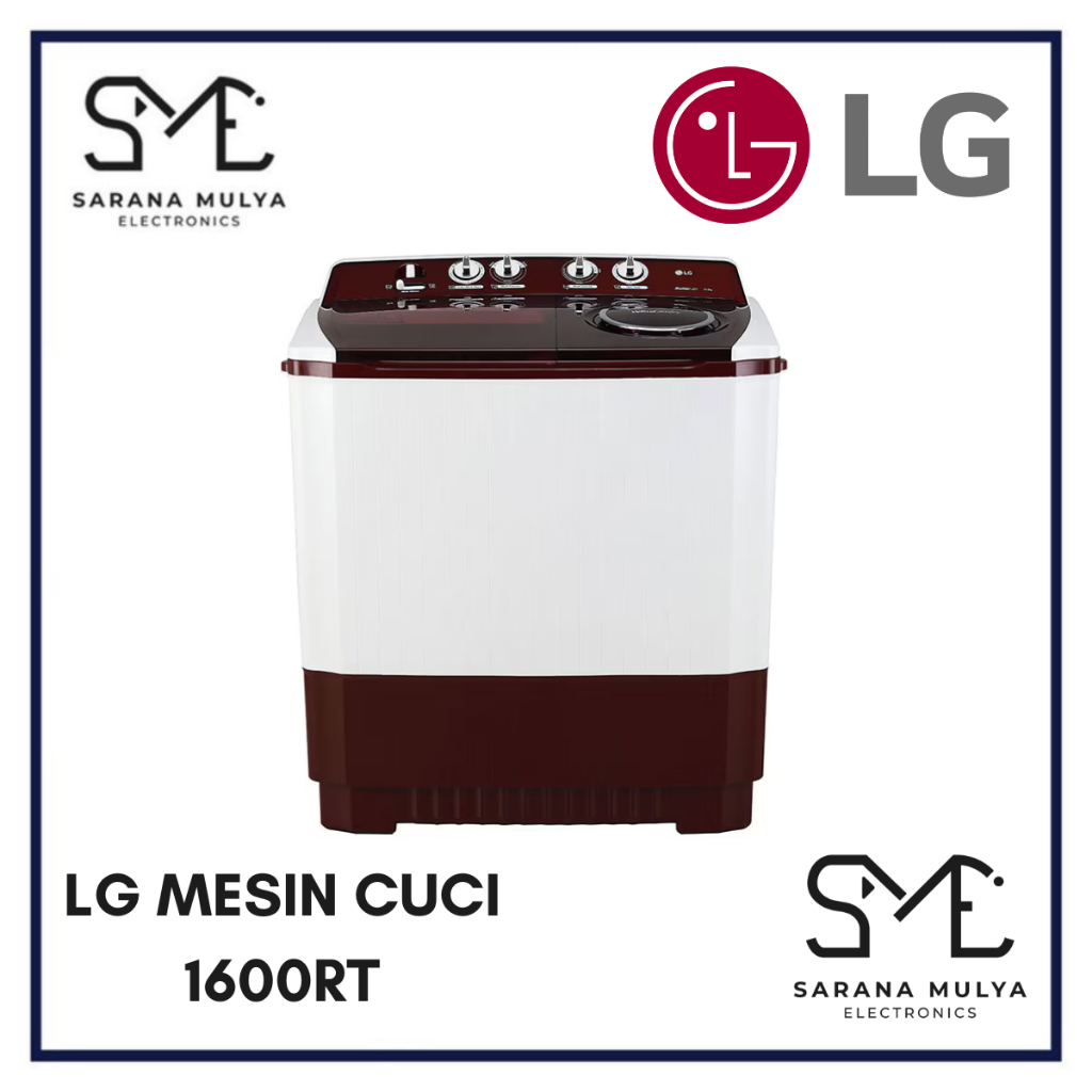 LG MESIN CUCI 2 TABUNG 1600RT - 16KG MESIN CUCI 2 TABUNG