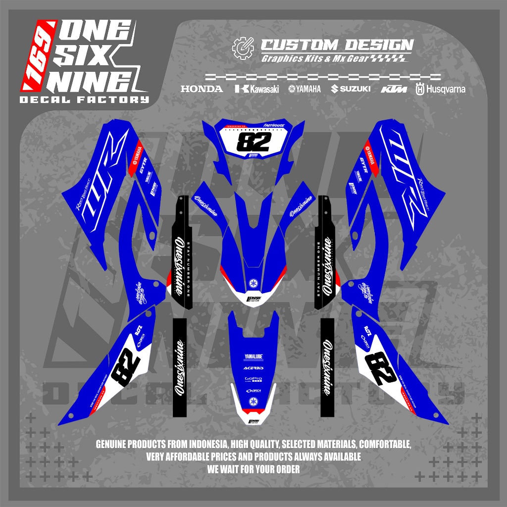 Decal Yamaha Wr 155 Superglossy Premium - Decal Custom Yamaha Wr 155