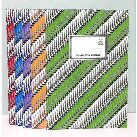 

100 Lembar - Buku Batik Hardcover Folio F4 Gelatik Kembar