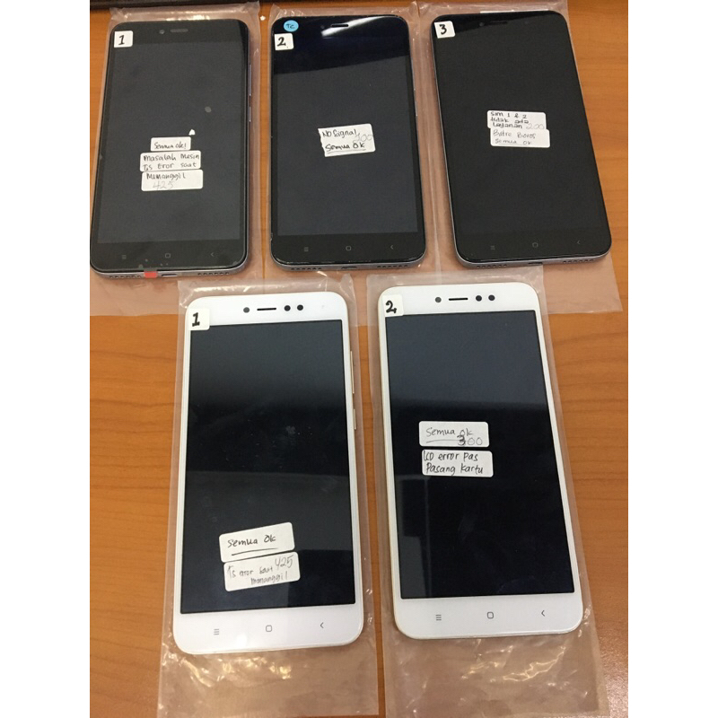 HANDPHONE RUSAK XIAOMI REDMI NOTE 5A FINGER