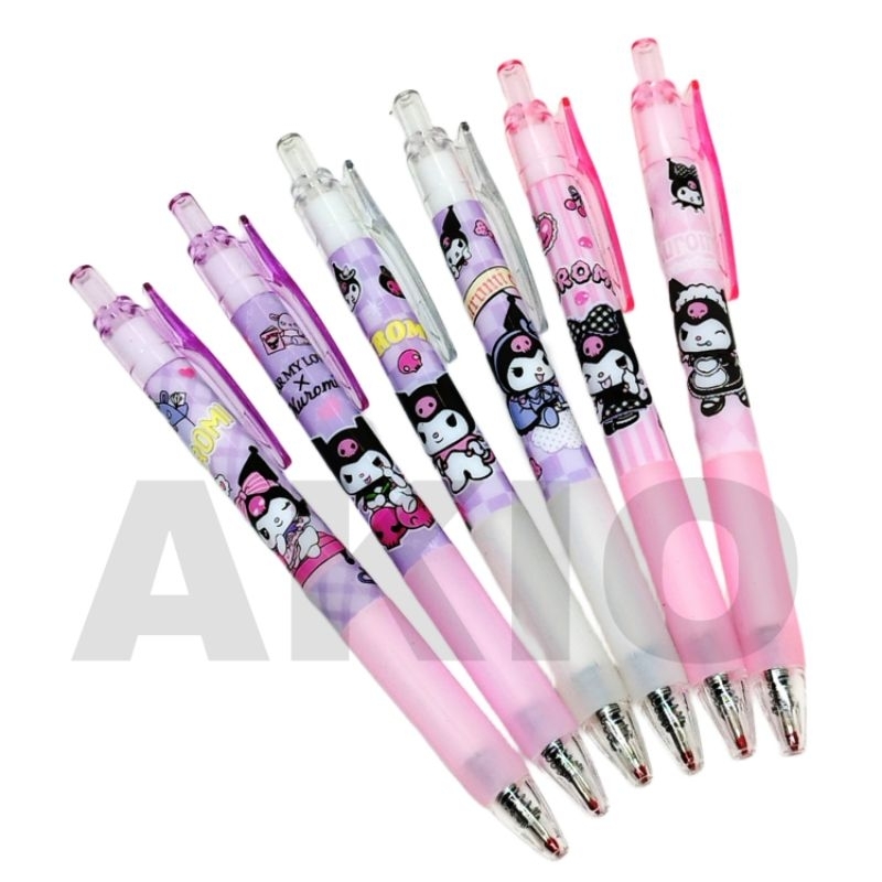 

Bolpoin Mekanik Gel Cetekan Karakter KUROMI SANRIO 0.7 mm GP-6022 Hitam Berkualitas Pulpen Ballpoint Bolpen Pena