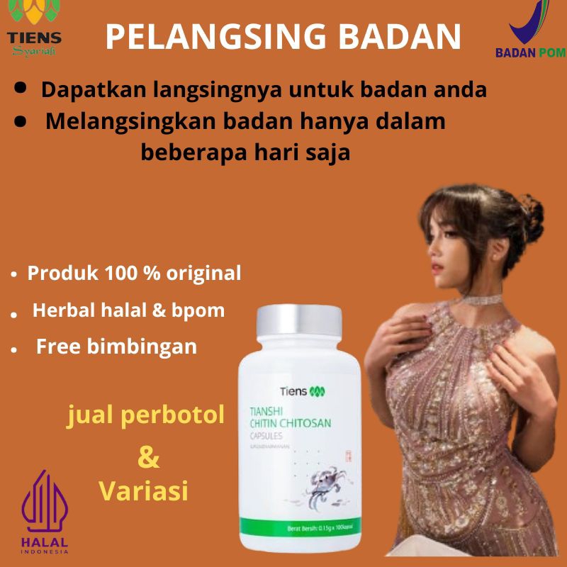 [COD] TIANSHI CHITIN CHITOSAN CAPSULES| PELANGSING BADAN CEPAT DAN AMPUH | OBAT