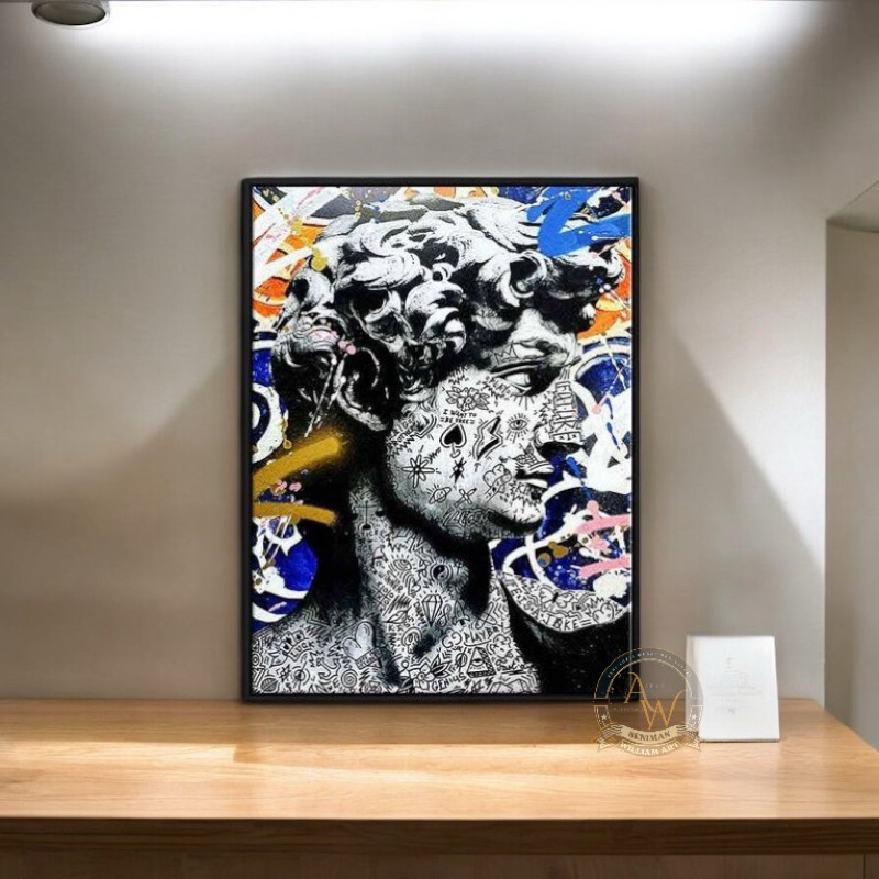 

lukisan abstak ~ abstract modern art painting