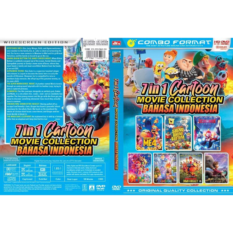 Kaset Koleksi Anak " Box Office Cartoon 2024"