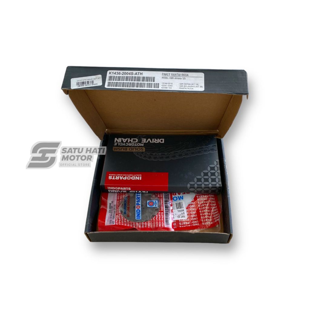 Gearset Kawasaki Athlete 125 Indoparts / Girset Athlete 125