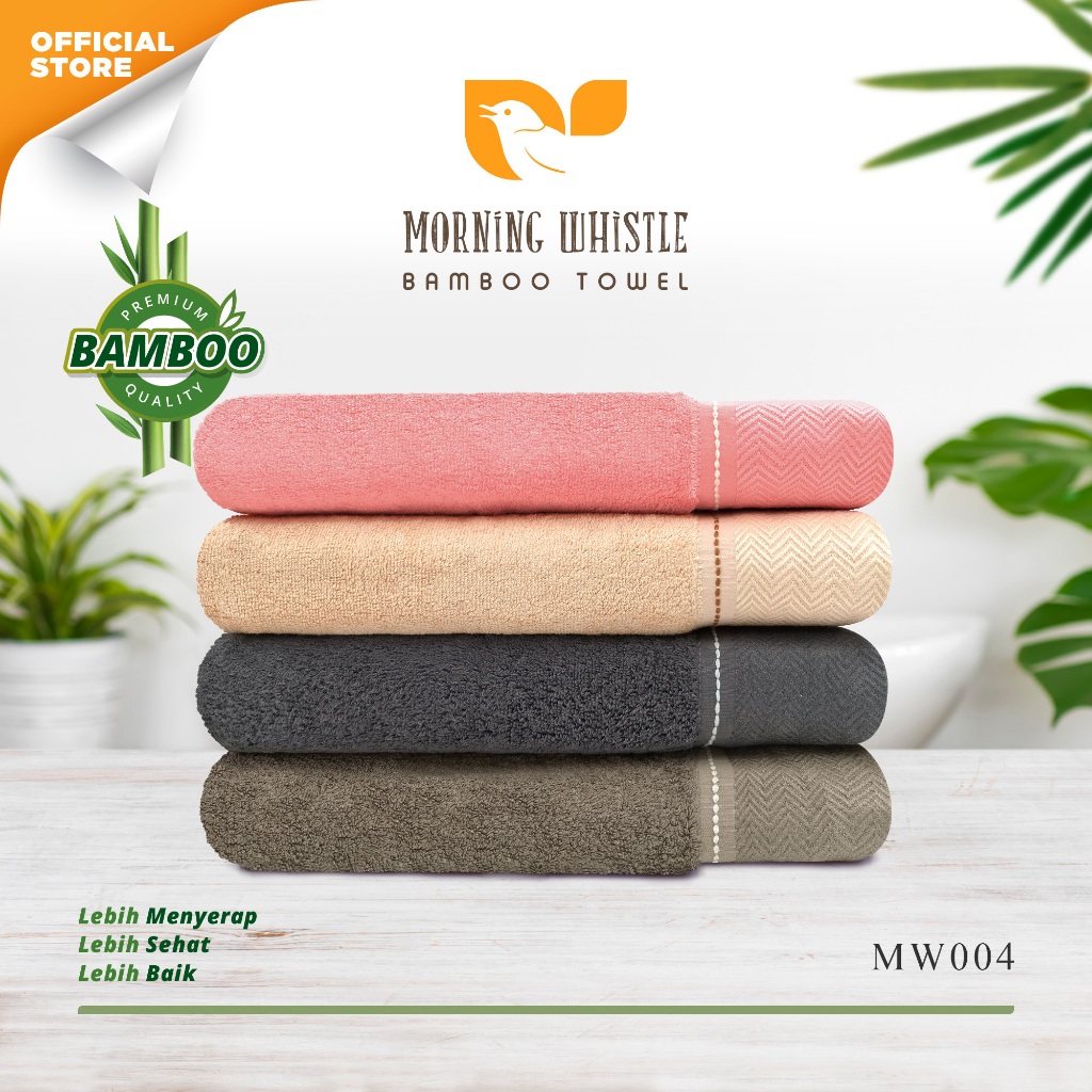 Handuk Morning Whistle Bamboo - MW004 / Handuk Mandi 70 x 135 cm