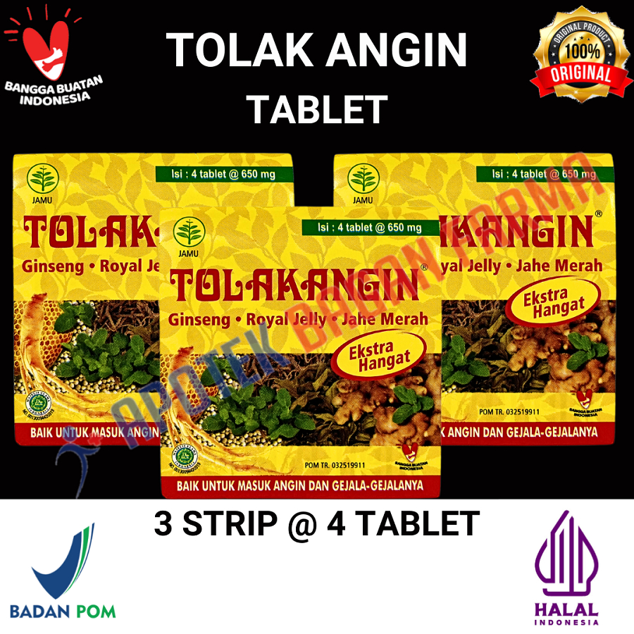 TOLAK ANGIN TAB 1 BOX ISI 48 TABLET/ECERAN