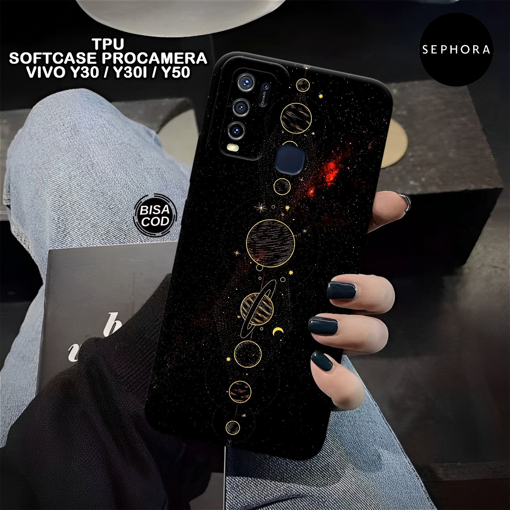 Case VIVO Y30 Y30i Y50 Terbaru - Fashion Case Planet - Softcase VIVO Y30 Y30i Y50 - Case Pro Camera 
