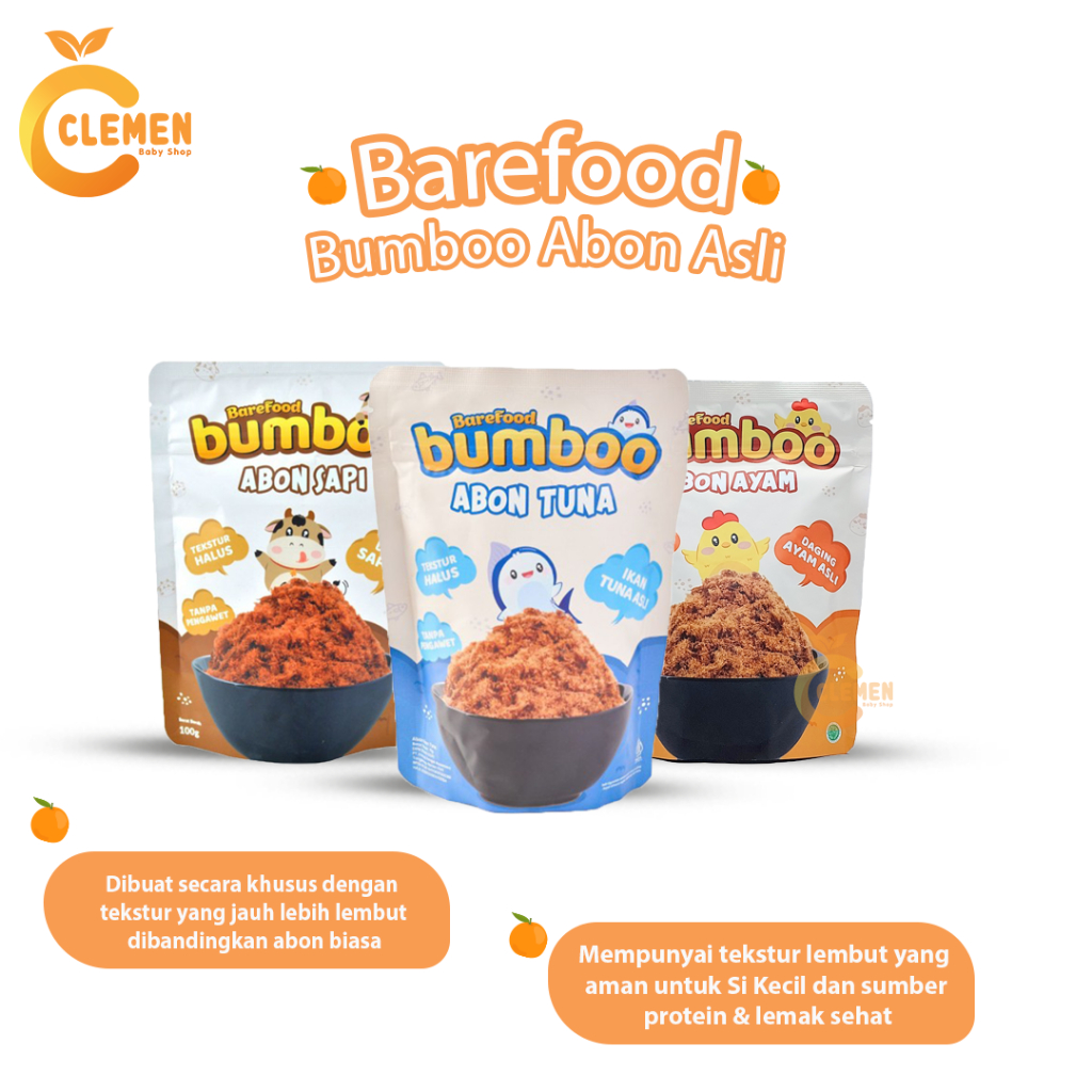 

Barefood Bumboo Abon Asli - Tekstur Lembut MPASI Si Kecil