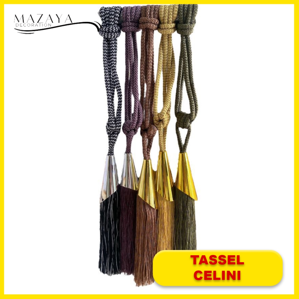 TASEL MEWAH IMPORT TERMURAH / TALI PENGIKAT GORDEN #CELINI