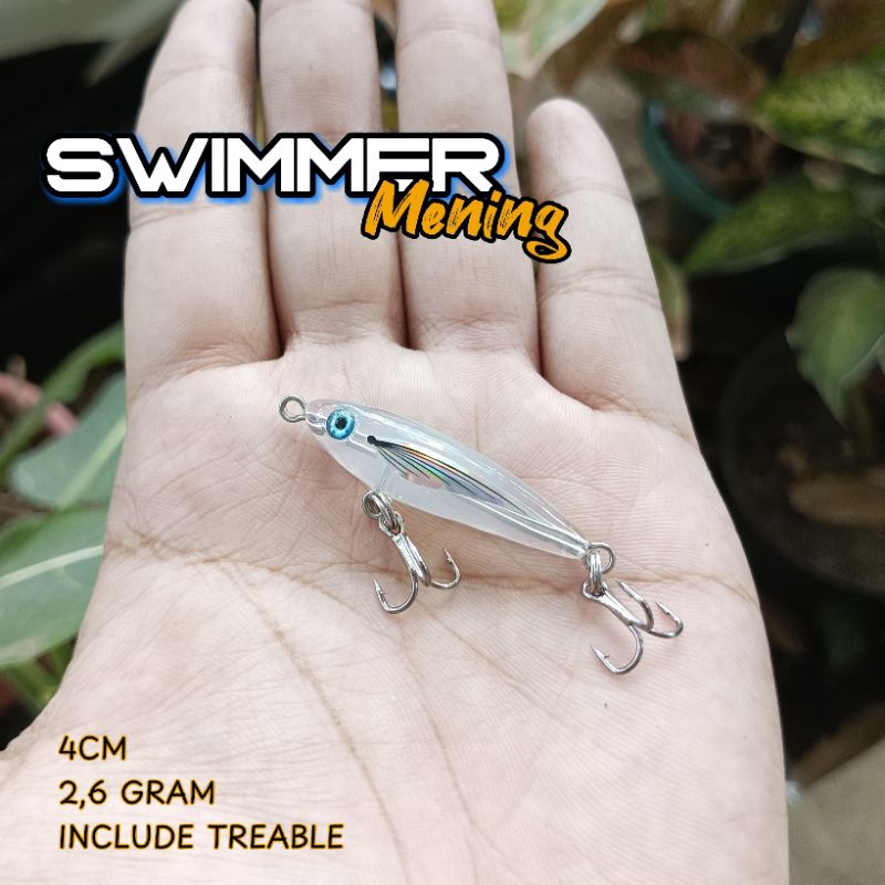 SWIMMER UMPAN CASTING HAMPALA 4CM GLUESTICK