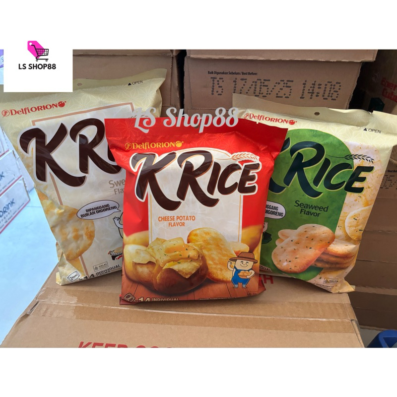 

Delfi Orion K'RICE Snack Crackers rice isi 14