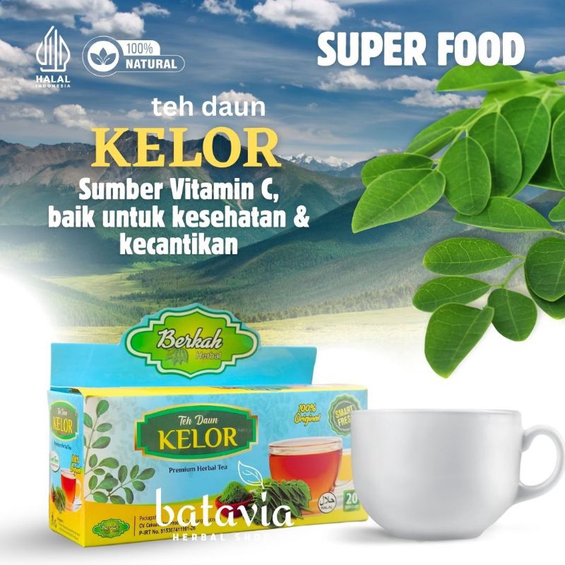 

Teh celup Daun Kelor Moringa 20pcs Super food